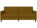 Schlafsofa >Palermo< in Leinenoptik, Curry - 207x86x86 (BxHxT)