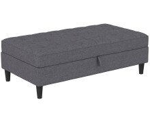 Hocker >Palermo< mit Stauraum, Webstoff in...