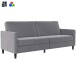 Schlafsofa >Palermo< in verschiedenen Leinen- und Samtoptiken, auch mit Hocker oder als Ecke - 207x86x86cm (BxHxT)