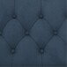 Loungesessel >Firenze< Relaxfunktion, Samt blau - 111x83x87cm (BxHxT)