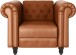 Loungesessel >Firenze< Relaxfunktion, Braun - 111x83x87cm (BxHxT)
