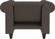 Loungesessel >Firenze< Relaxfunktion, Mikrofaser braun - 111x83x87 (BxHxT)