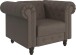 Loungesessel >Firenze< Relaxfunktion, Mikrofaser braun - 111x83x87 (BxHxT)