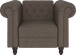 Loungesessel >Firenze< Relaxfunktion, Mikrofaser braun - 111x83x87 (BxHxT)