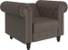Loungesessel >Firenze< Relaxfunktion, Mikrofaser braun - 111x83x87 (BxHxT)