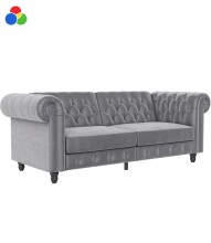 Schlafsofa >Firenze< in 4 Samtfarben lieferbar -...