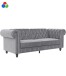 Schlafsofa >Firenze< in 4 Samtfarben lieferbar - 236x83x87cm (BxHxT)