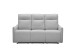 3-Sitzer >Lübeck< Relaxfunktion, in silber, Stoff - 180x120x86cm (BxHxT)