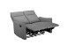 2-Sitzer >Lübeck< Relaxfunktion, in Grau, Stoff - 127x120x86cm (BxHxT)