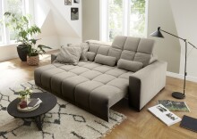 Big-Sofa >Maggy< Sitztiefen / Kopfteilverstellung,...