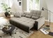 Big-Sofa >Maggy< Sitztiefen / Kopfteilverstellung, Curio beige - 242x110x121cm (BxHxT)
