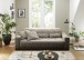 Big-Sofa >Maggy< Sitztiefen / Kopfteilverstellung, Curio beige - 242x110x121cm (BxHxT)