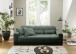 Big-Sofa >Maggy< Sitztiefen / Kopfteilverstellung, Curio grün - 242x110x121cm (BxHxT)
