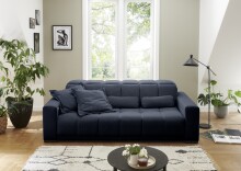 Big-Sofa >Maggy< Sitztiefen / Kopfteilverstellung, Curio blau - 242x110x121cm (BxHxT)