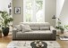 Big-Sofa >Maggy< Sitztiefen/Kopfteilverstellung, Curio silber - 242x110x121cm (BxHxT)