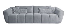 Big-Sofa >Andrew< Bezug Onega grau - 280x82x115cm (BxHxT)