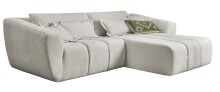Polstergarnitur >Andrew< Bezug Vibe creme - 280x82x193cm (BxHxT)