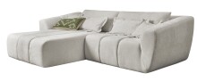 Polstergarnitur >Andrew< Bezug Vibe creme - 280x82x193cm (BxHxT)