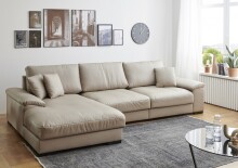 Polsterecke >Anselm< in beigebraun, Vega -...