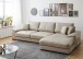 Polsterecke >Anselm< in beigebraun, Vega - 323x90x177cm (BxHxT)
