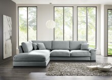 Polsterecke >Anselm< in mint, Cord Lincoln -...