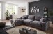 Polsterecke >Anselm< in grau, Cord Lincoln - 321x90x177cm (BxHxT)