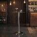 Stehtisch >SPM3.054< in Silber / Klarglas - 105x60 (HxD)