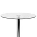 Stehtisch >SPM3.054< in Silber / Klarglas - 105x60 (HxD)