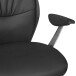 Chefsessel >SPM1.141< in Schwarz, Echtes Leder - 67x58x125x58cm (LxBxHxT)