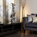 Dekofigur >WL1.251< "Dog" in Silber, Aluminium - 18x70x25cm (BxHxT)