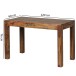 Esstisch >MUMBAI< in Braun, Massivholz Sheesham - 120x76x60cm (BxHxT)