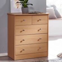 Kommode >WL1.338< in Buche Dekor - 60x70x35cm (BxHxT)