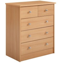 Kommode >WL1.338< in Buche Dekor - 60x70x35cm (BxHxT)