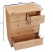 Kommode >WL1.338< in Buche Dekor - 60x70x35cm (BxHxT)