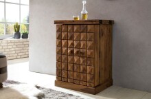 Barschrank >WL1.735< in Sheesham - 64x91x50 (BxHxT)
