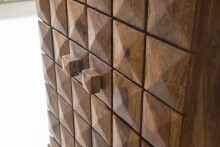 Barschrank >WL1.735< in Sheesham - 64x91x50 (BxHxT)