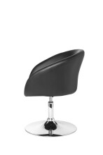 Loungesessel >SPM2.157< in Schwarz - 62x84x55cm (BxHxT)