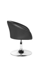 Loungesessel >SPM2.157< in Schwarz - 62x84x55cm (BxHxT)