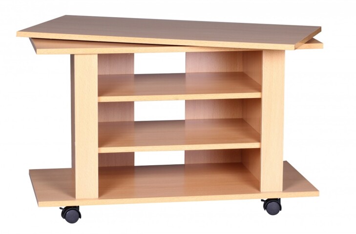 TV-Regal >OREGON< in Buche Dekor - 75x51x38cm (BxHxT)