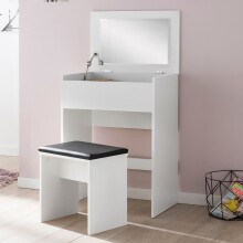 Schminktisch >WL5.730< in Weiß - 40x60x81x60cm (LxBxHxT)