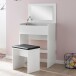 Schminktisch >WL5.730< in Weiß - 40x60x81x60cm (LxBxHxT)