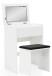 Schminktisch >WL5.730< in Weiß - 40x60x81x60cm (LxBxHxT)