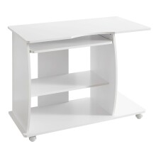 Schreibtisch >GRASSE< in Weiß - 90x71x50cm...