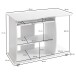 Schreibtisch >GRASSE< in Weiß - 90x71x50cm (BxHxT)
