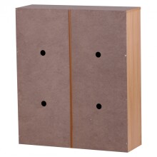 Schuhkipper >KIEL< in Buche Dekor - 75x87x24cm (BxHxT)