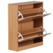 Schuhkipper >KIEL< in Buche Dekor - 75x87x24cm (BxHxT)