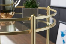 Servierwagen >WL5.792< in Goldfarbig - 75x57 (HxD)