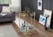 Servierwagen >WL5.792< in Goldfarbig - 75x57 (HxD)