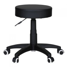 Sitzhocker >SPM1.036< in Schwarz - 55x50cm (HxD)