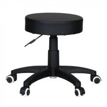 Sitzhocker >SPM1.036< in Schwarz - 55x50cm (HxD)